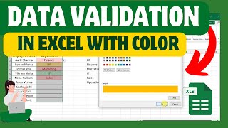 How To Use Data Validation In Excel With Color