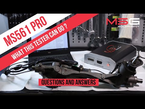 Tester for diagnostics of electric power steering units MS561 PRO: questions and answers