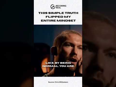 Chris Williamson - The Simple Truth Changed My Entire Mindset #short #motivation