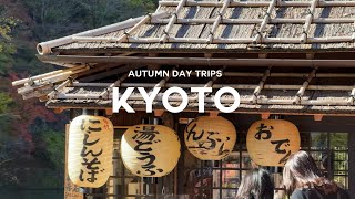 Day trips from Kyoto | autumn season 🍂 | mt hiei, kameoka & arashiyama | JAPAN TRAVEL VLOG