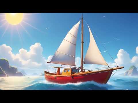 🚤 Sail Sail Little Boat | Fun Ocean Song for Kids | Animated Preschool Adventure