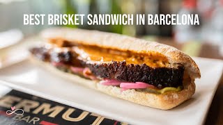 The BEST BRISKET Sandwich In Barcelona - BRISKET HOUSE || Infinity Platter || 2021