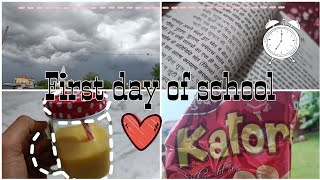 First Day of school after vacations|study vlog class 10th 📚📌/cbse 10th grader/hectic