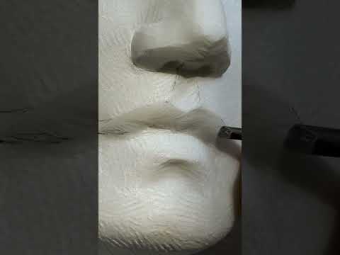 Carving lips in marble from beginning to end. #stonecarving #sculpture #sculpting #artsandcrafts