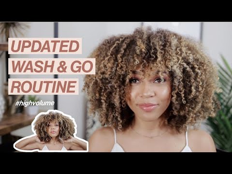 Updated Curly Hair Routine | High Definition & Volume