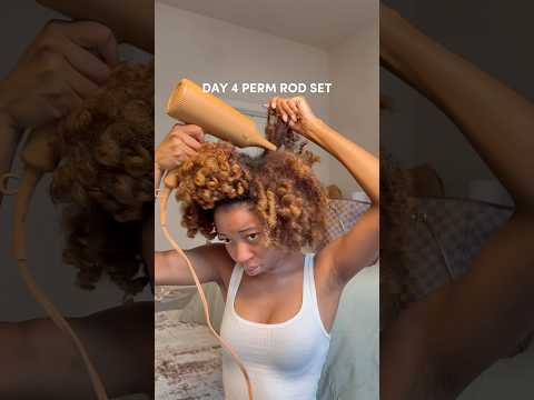 Is my perm rod set still cute? #hairstyles #curlyhair #permrodset