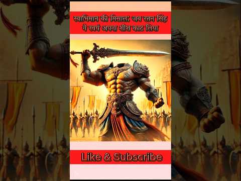 ⚔️स्वाभिमान की मिसाल: जब रतन सिंह ने स्वयं अपना शीश काट लिया ⚔️|#rajput #shorts #viralshorts #mewar