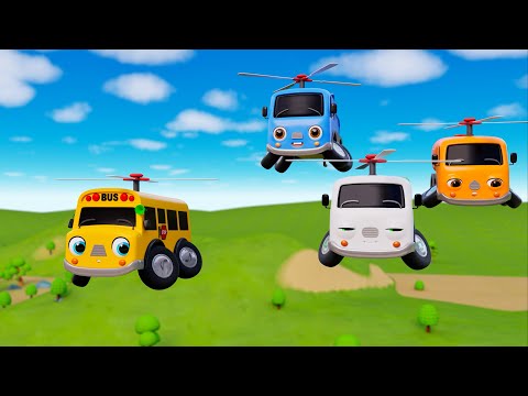 Wheels On The Bus Go To Town | Nursery Rhymes & Kids Songs - Baby Car Songs TV