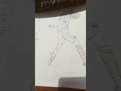 day 4 of 7 days series  don't forget to subscribe  like and share #art #ronaldo