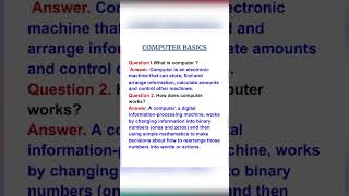 #shortvideo #youtubeshorts #computerbasic #fullform #study