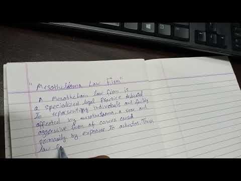 Mesothelioma Law Firms | Mesothelioma Awareness