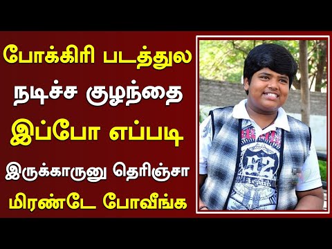 போக்கிரி படத்தில் நடிச்ச குழந்தை இப்போ இப்படி இருக்காரு தெரியுமா மிரண்டே போவீங்க| pokiri movie|Vijay