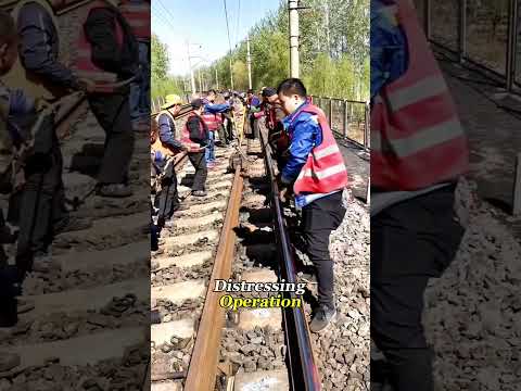 Old-School Rail Work #railway #engineering #bluecollar #Knowledge