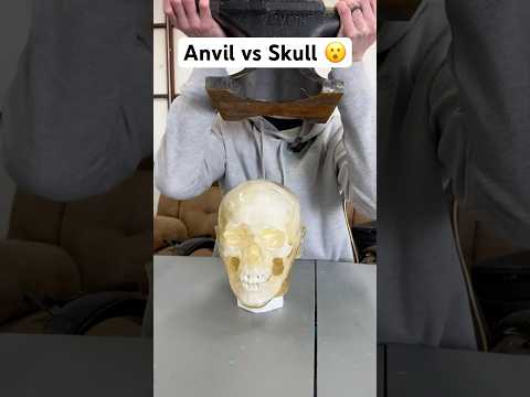 Anvil Vs Dummy Skull #shorts