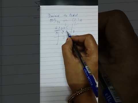 Conversion of Decimal number system  to octal &Hexadecimal number system