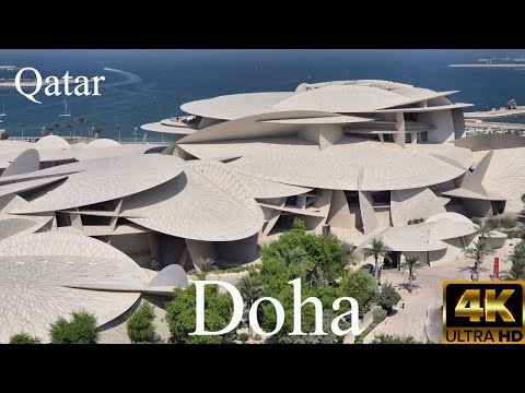 Exploring National Museum of Qatar in Doha, Qatar I 4k