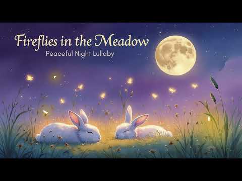 Fireflies in the Meadow 🌿 Nature Lullaby for Baby Sleep | Soft Instrumental Bedtime Music