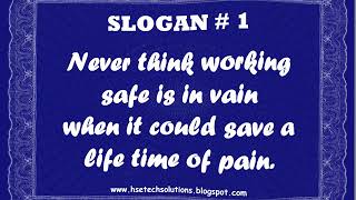 TOP 10 MOST POPULAR SAFETY SLOGANS 16