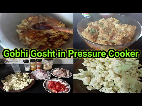 How to Make Gobhi Gosht in Pressure Cooker | Mutton Gobhi Gosht Recipe