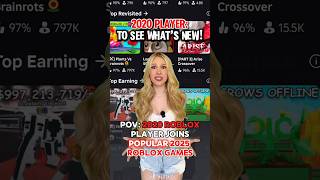 When a 2020 ROBLOX PLAYER JOINS ROBLOX IN 2025! 😱