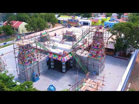 Exploring the Rich Traditions: South Indian Kumbabishekam Ceremony in a Rural Village