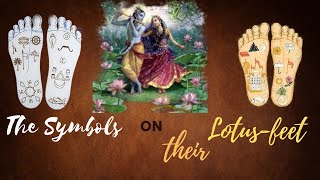 The meaning of the signs at Radha & Krishna´s Lotus-Feet
