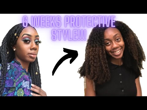 TAKING DOWN MY PROTECTIVE STYLE, AFTER 6 WEEKS!!!