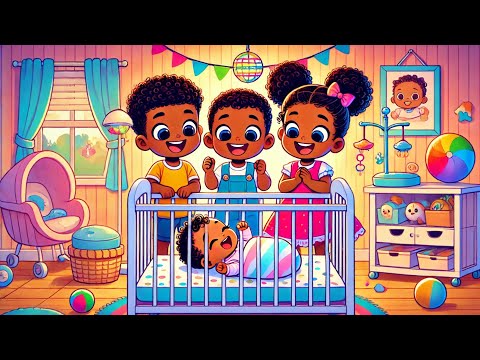 Meet Baby Justice! 👶💕 Joy & Jabbar’s Adorable New Sister! #NurseryRhymes #NewbornBaby #KidsYouTube