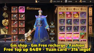 Asura Path Online MMO Private Server - Free Top up 648¥ - Yuan card - 31k ingot