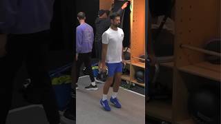 Novak Djokovic explosive workout💣  #tennistraining#tennis #australianopen 2025 #prematch