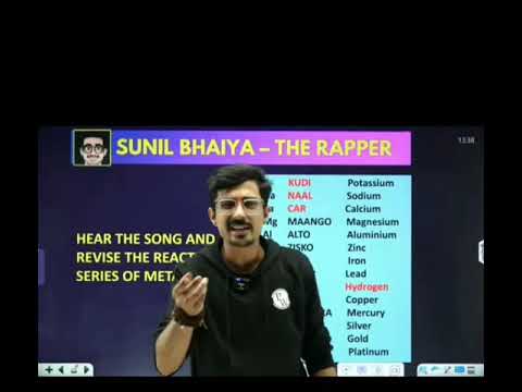 physics wallah launch song🎶 on reactivity series by sunil bhaiya@AlakhSir-Class9.10 @Class10Udaan#pw