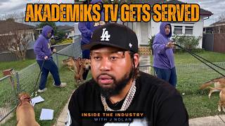 Akademiks TV's "Grand Wizard" Gets Served in Australia