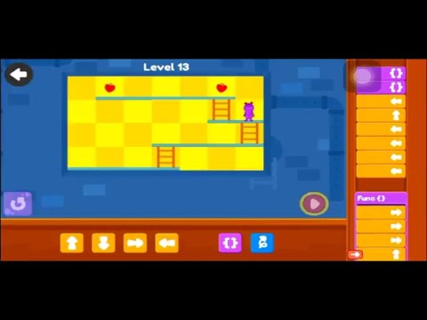 Chomp the fruits | Functions | level 1 to 15 by Kidlo Coding