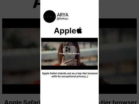 Apple safari privacy features🗿 #apple #smartphone #shorts