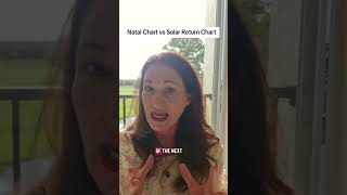 Natal Chart vs Solar Return Chart #natalchart #solarreturn #astrologytips #astrologer