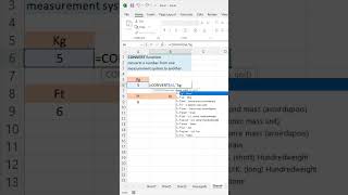 Effortlessly Convert Units in Excel! #exceltutorialinhindi#exceltipsandtricks #excelfunctionsguide