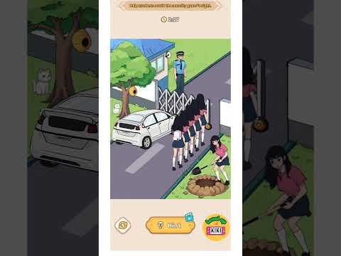 Brain Puzzle Tricky Quest | Level 15  Late School - Help the students avoid the security guard sight