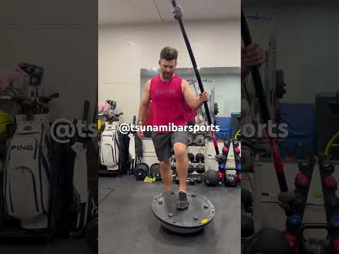 Stability @TsunamiBarSports  @GolfGem  #golf #fitness