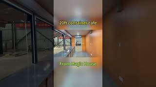 20ft container cafe，container shop，container coffee bar #containercafe #containershop