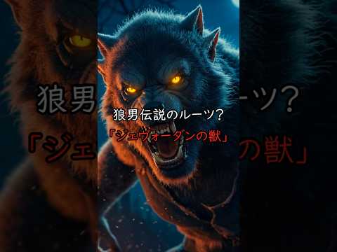 狼男伝説のルーツ？「ジェヴォーダンの獣」 #怖い話 #衝撃の事実  #未確認生命体