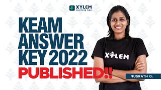 KEAM ANSWER KEY -2022 | XYLEM KEAM
