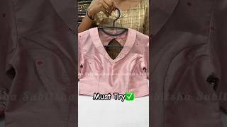 Trendy Blouse🌸#new #newblousedesign #patternblouse #blousepattern #backneckdesign #sleevesdesign