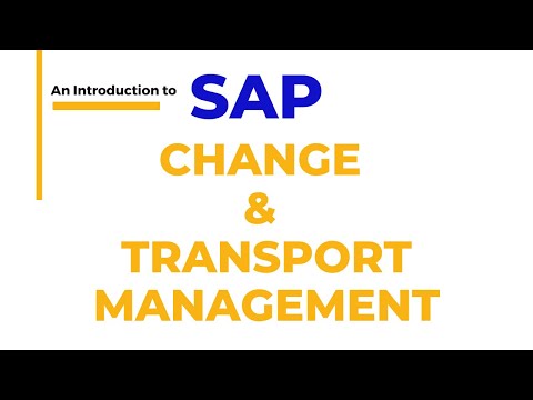 Introduction To SAP Change & Transport Management