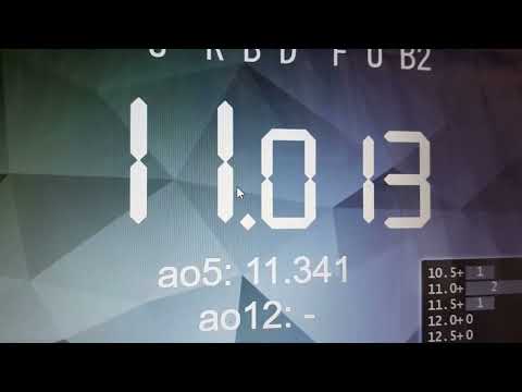 Ao5自己ベスト更新！！