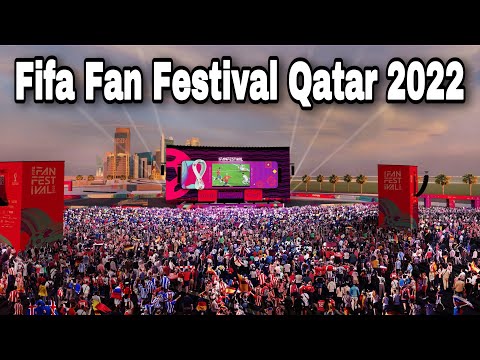 FIFA World Cup 2022 Fan Festival at Al Bidda Park - Qatar with 35000+ fans | Dj&Light Show
