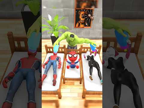 🍼 Spider-Man with Baby Crying 👶#spidermanfunny #funnycartoon #kidsfun #babycomedy#funny