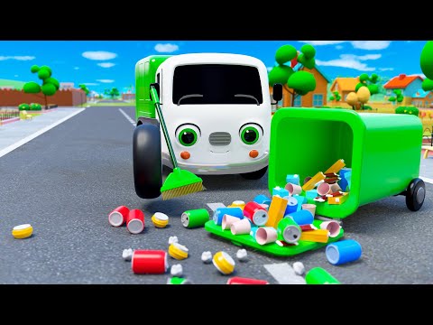 Skip to My Lou | Garbage Truck + more Nursery Rhymes & Kids Songs - Baby Car Songs TV