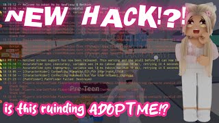 IS THIS NEW HACK RUINDING ADOPT ME!?! *shocking* 😳 ||ScarletYTube