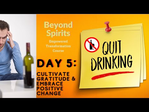 🍾 🛑 Quit Alcohol Meditation | Day 5 | Cultivate Gratitude Embrace Positive Change | Beyond Spirits