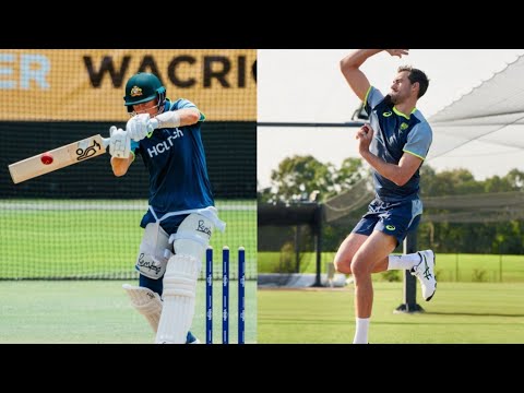 Australia practice session today at WACA Perth ahead of BGT 2024 | AUS vs IND 1st Test